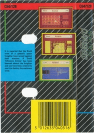 Paradroid Commodore 64 US box art